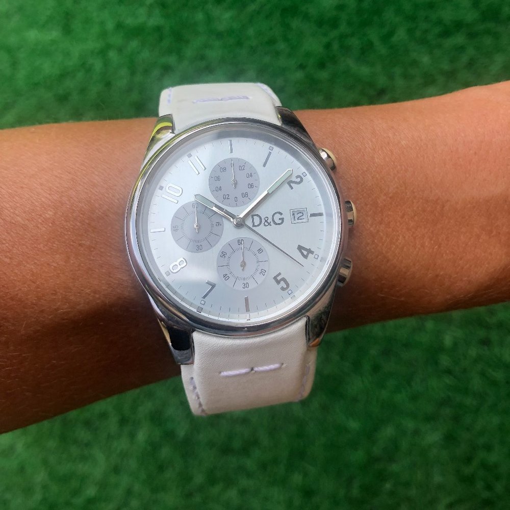 D&G Sandpiper Chronograph Watch with Box & Manual